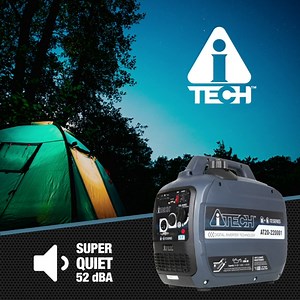 A-ITECH AT20-115501 1550 Watt Portable Inverter Generator Gas Powered Small and Lightweight, Super Quiet Operation, California CARB Compliant