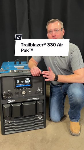 Meet the next-Generation Trailblazer® 330 Air Pak™ #millerwelders . . . #enginedrive #airpak #trailblazer #welding #construction #repair #fabrication #structualsteel #sheetmetal #pipe #pipewelder