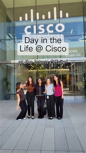 18K views · 237 reactions | It’s National Intern Day! AI workshops, F1 simulators, and shave ice? Just a day in the life of a Cisco intern. Watch Claire take on the San Jose intern offsite! | Cisco | Facebook