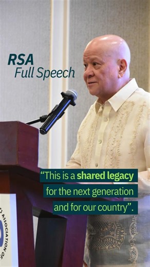 RSA: NAIA handover is an exciting time, because we are about to make history. #naia #smc #sanmiguel #rsa #ramonang #newsph