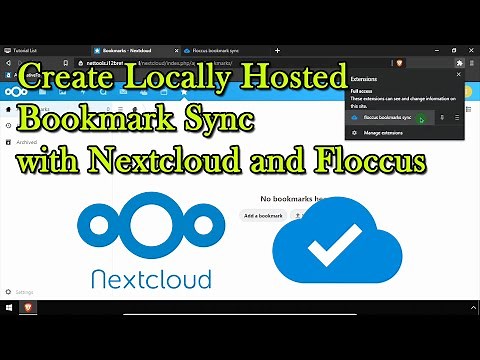 Create Locally Hosted Bookmark Sync with Nextcloud and Floccus