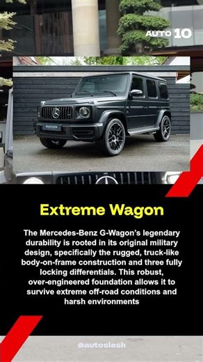 Legendary Durability of a Mercedes-Benz G Wagon