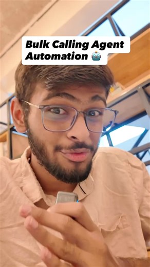 Tirth Patel | Ai Research | Ai Automation | Bulk Calling agent with ai #ai #trending #artificialintelligence #informationtechnology #viralreel #hackathon #trending #tech #technology... | Instagram
