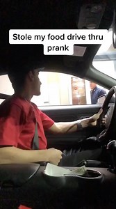 He stole my food drive thru prank | Michael Festek