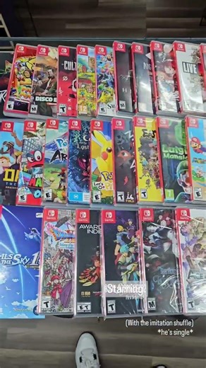 Beautiful Nintendo switch trade ins 🔥 #gamestore #retrogaming #nintendoswitch #smallbusiness