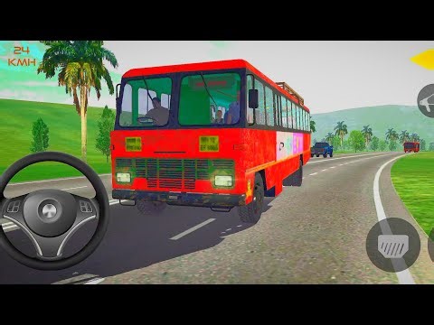Indian🇮🇳 Sleeper Bus Simulator | Old Model TATA Bus Driving Village Route - BusGame Android Gameplay
