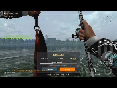 Fishing Planet: How to catch the Monster Eel Cannibal (W/ Time Stamps)