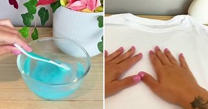 The easiest method for removing oil stains from clothes