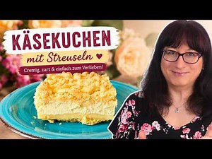 Käsekuchen mit Streusel vom Blech : knusprige Streusel & leckere Quarkfüllung