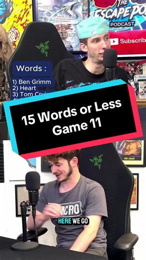 15 words or less to guess all 10 words!!! How did they do ?!?!? What clues would you have used ?!? #wordle #wordgames #bengrimm #avengersdoomsday #wordgame @The Escape Pod Podcast @hat guy 🦒 @Wafellow