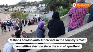 South Africans vote in most competitive election since apartheid ended