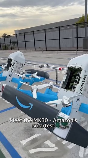 Alot Automations on Instagram: "Meet the MK30, Amazon’s most advanced delivery drone yet. The MK30 drone has double the range and half the noise of previous models and features sophisticated autonomous safety systems and obstacle avoidance capabilities—all to get orders safely and quickly delivered to customers."
