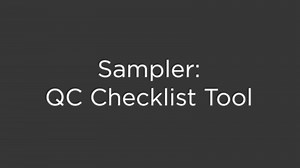 QC Checklist Tool