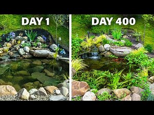 DIY Budget Ecosystem Pond - Solo Build in 5 Days by Hand (1 Year Later)