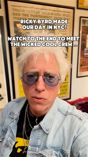 Ricky Byrd stopped by the Wicked Cool Records office in NYC this week to celebrate his latest album release 'NYC Made'! Shop all Ricky Byrd merch bundles now: https://rickybyrd.com/ricky-byrd-store.html | Wicked Cool Records
