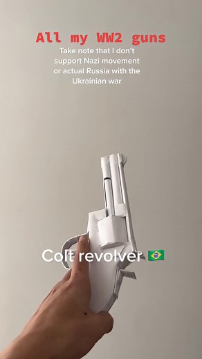 #paperrifle #papergun #fakegun⚠️ #thompson #revolver #kar #shotgun #m1911 #fakegun #quietkidartclass #kar98k #doublebarrel #ppsh41 | DIY Accessory | Facebook