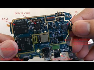 Check what's inside a smartphone with all its components broke open and identified.