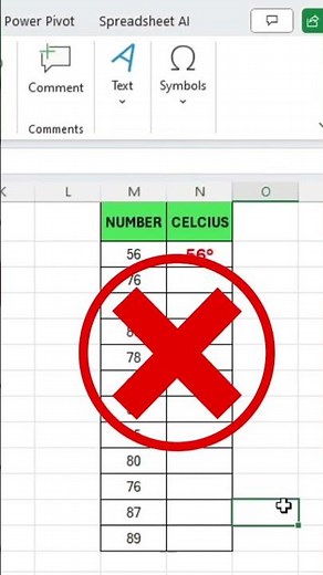 Symbol Celcius in excel #excel #exceltips #exceltricks
