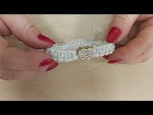 Bransoletka z makramy