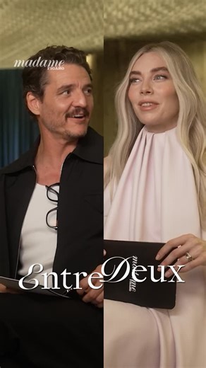 15K views · 52 reactions | Pedro Pascal et Vanessa Kirby sont à l’affiche du film Marvel Les Quatre Fantastiques : Premiers pas, dans lequel ils incarnent Mister Fantastic et La Femme Invisible, le couple de superhéros. Ils ont accepté de se prêter au jeu de notre interview Entre-Deux lors de leur passage éclair à Paris. Interview : @solenedelinger #pedropascal @vanessa__kirby #interview #entredeux #film | Madame Figaro | Facebook