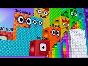 Numberblocks Puzzle Step Squad 500 500,000 500,000,000 MILLION BIGGEST Numberblocks Number Patterns