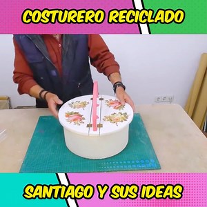Como hacer un práctico costurero de mucha capacidad, usando cartón de reciclaje aqui os dejo las medidas y fotos extra: https://www.facebook.com/media/set/?set=a.1158120584368206&type=3 | Santiago y sus Ideas