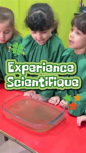 école_maternelle_tlemcen on Instagram: "Pourquoi faire des expériences scientifiques avec les enfants ? 🧪👶 Les expériences scientifiques ne sont pas juste “un jeu” : c’est une vraie activité éducative qui aide l’enfant à grandir et à s’épanouir 🌱 ✅ Développe la curiosité L’enfant observe, pose des questions et découvre le monde avec enthousiasme. ✅ Stimule la réflexion et l’intelligence Il apprend à comprendre “pourquoi” et “comment”, à tester et à trouver des solutions. ✅ Renforce la motrici