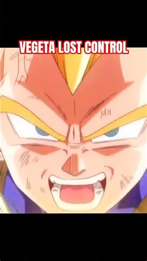“When Vegeta Finally Lost Control 🔥”
