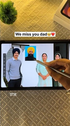 Emotional surprise gift for wife 🥺❤️| Digital Merge | Family Photo Merge #shorts #merge #digitalart