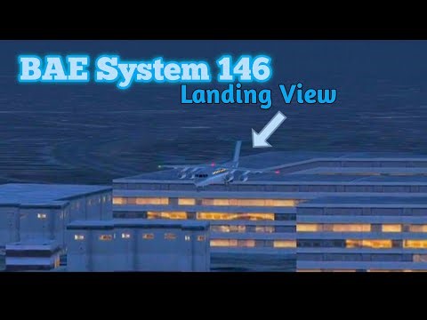 BAE System 146 Landing View 😍 / Airline Commander