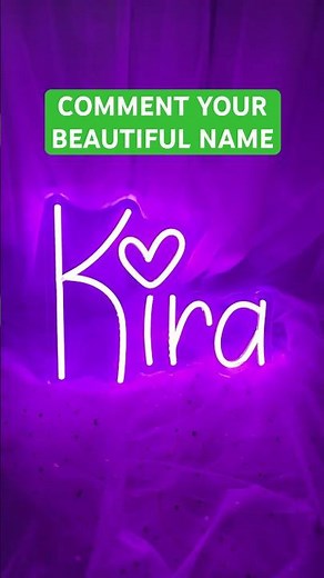 Custom neon signs-How to make neon light name #customneonlight