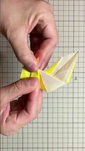 How to make a Mothra with 1 piece of origami. simple easy tutorial #shorts