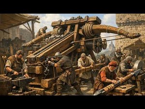 Inside the Medieval Ballista: The Giant Crossbow That Fired With Precision (Full Process)
