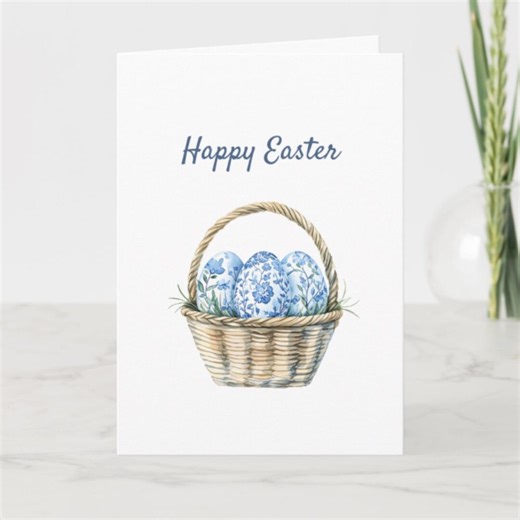 Editable Easter Card Template With Envelope, Liner PNG, and Return Address Label Template - Etsy
