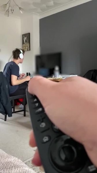 Woman Dupes Husband with TV Remote