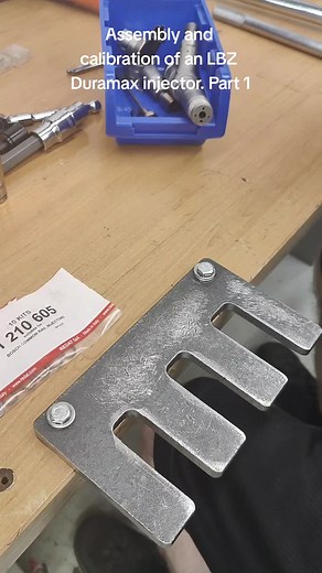 Part 1 of assembly and calibration of an LBZ Duramax 0445120042 injector. #diesel #duramax #injector #injectors #howto #walkthrough #stepbystep #dieselmechanic #dieselpower #dieseltruck