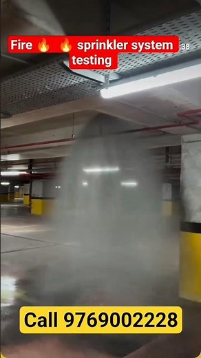 fire sprinkler system testing demo #fire #sprinklersystem