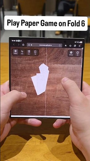 Samsung Fold 6 Paper Game: Solving how to fold a sheet of paper seven times! #foldablephone #fold6