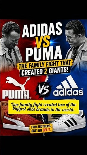 The Story Behind Adidas vs Puma 👟 #shorts