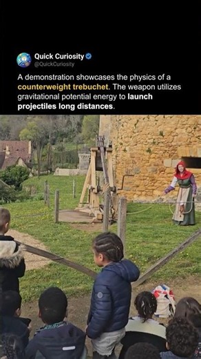 Mechanics of the Medieval Trebuchet 🏰☄️