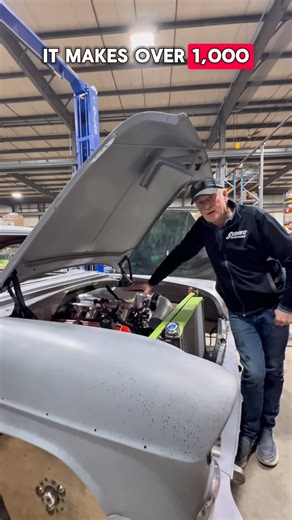 Schwartz Performance on Instagram: "We recently put a ZZ632/1000 Crate Engine in this 55’ Chevy. Paired it with a Hogans Billet intake manifold 😎 There’s no lack of power in this build! If you had a 55’ Chevy… What engine are you putting in it? #restomod #protouring #classiccar #musclecar #Chevy #bigblockchevy"