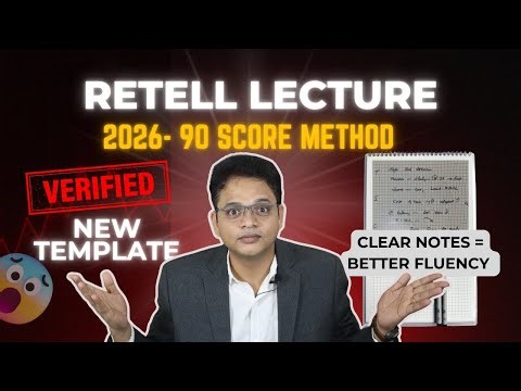 The SECRET to Scoring High in PTE Retell Lecture | Template 2026