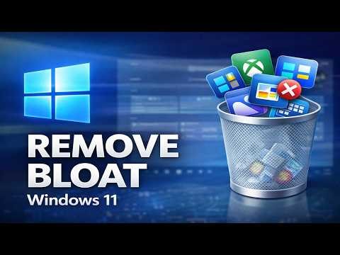 Debloating Windows 11 in a few clicks (and it's free?!?!)