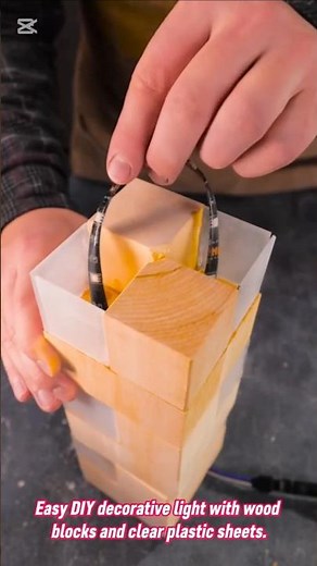 DIY Wooden Cube Lamp: A Quick and Easy Guide #diy #tips #tricks #art #decoration #home #homedecor