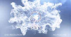 Abstract Particle Light Logo Reveal Intro