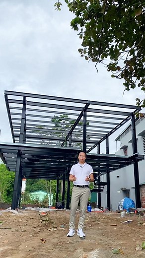 12K views · 191 reactions | Villa tiền tỷ sử dụng nhà khung thép #nhacongnghe #nhalapghep #nhakhungthep #nhatban #dais #nhatheplapghep #betongkhichungap | Nguyen van Nguyen | Facebook