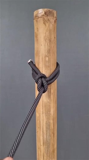 Anti-Untie Knot! Very Strong! The secret of the rope knot.