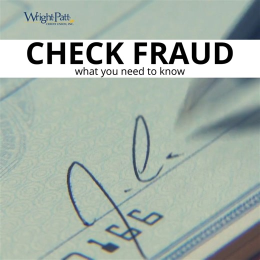 Warnings about an old scam - bank check fraud. It's a big problem again! Click to find out how it's happening with tips to avoid being a victim. https://bit.ly/432PPhM | Wright-Patt Credit Union | Facebook