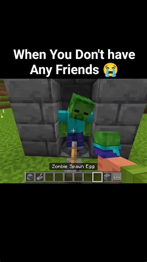 when you don't have any friends #minecraft #birdtrend #viral