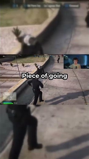 Cop Pushes Man Off Bridge 🤣 #gta